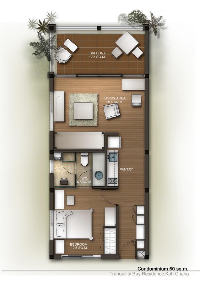 The Beach Condo チャン島 エクステリア 写真